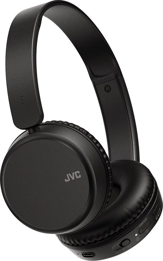 JVC, HA-S36W-BU, juodos sp. dinaminės ausinės, mikrofonas