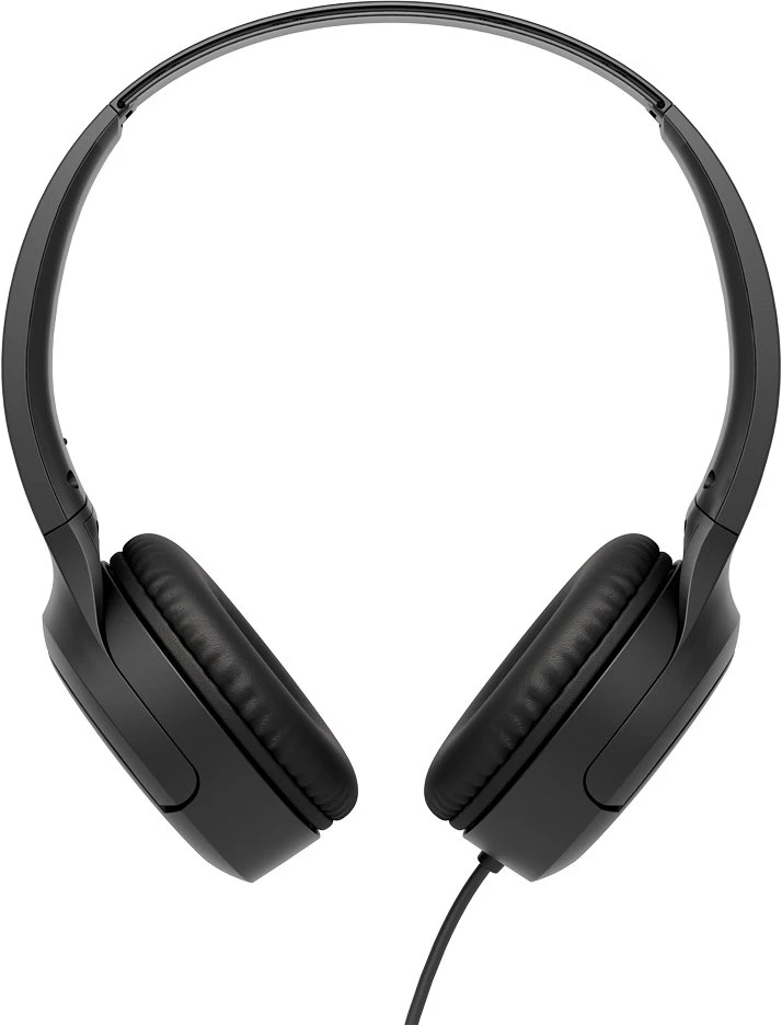 JVC, HA-S33UC-BU, juodos sp. dinaminės ausinės, mikrofonas