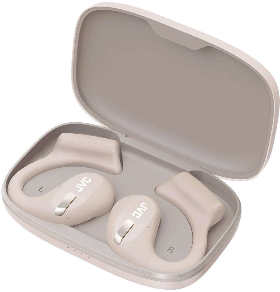 JVC HA-NP50T-C-U TWS ausinės, smėlio spalvos, belaidės stereofoninės (TWS), 20–20000 Hz, skambučiai / muzika, 16 g, ausinės, smėlio spalvos