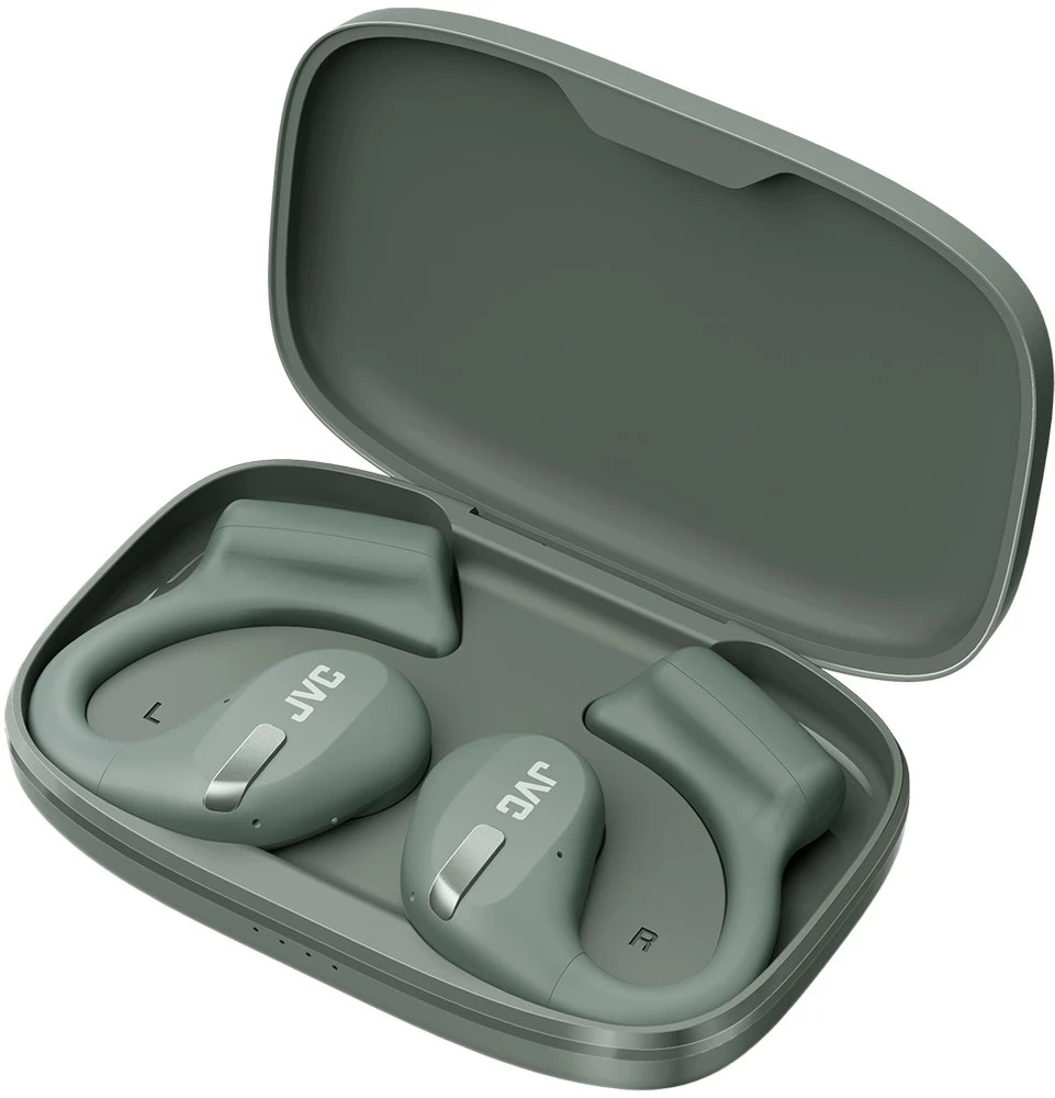 JVC HA-NP50T-G-U TWS žalios spalvos belaidės ausinės, tikros belaidės stereofoninės (TWS), 20–20000 Hz, skambučiai / muzika, 16 g, ausinės, žalios