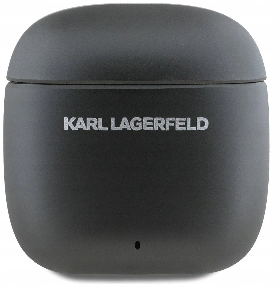 Karl Lagerfeld Elongated Logo ANC/ENC TWS belaidės ausinės juodos spalvos