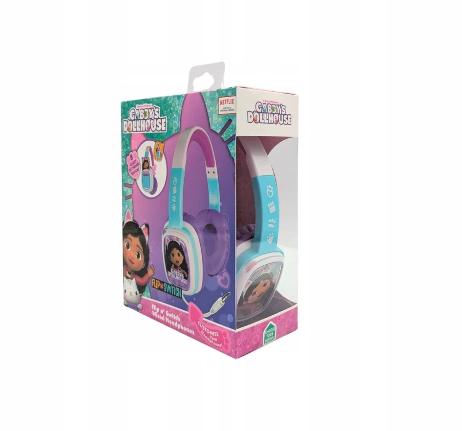 Ausinės Lazerbuilt Ausinės Gabbys Dollhouse Flip`n Switch
