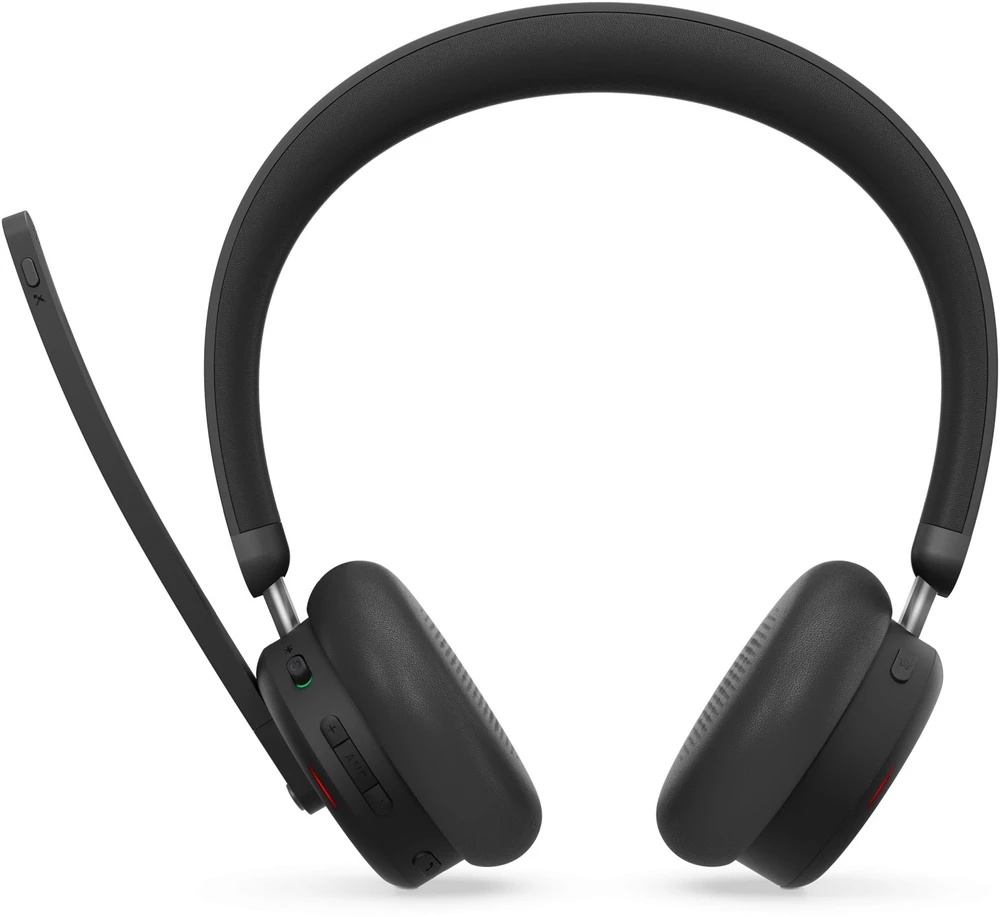 Lenovo Dual-Mode Belaidės ANC Ausinės 6550 (USB-A, Teams) | 4XD1S19777 | Su mikrofonu | Bluetooth | Juodas