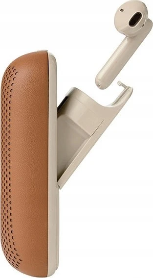 „Lexon Speakerbuds“ belaidės ausinės su „Bluetooth“ garsiakalbiu, camel LA127C
