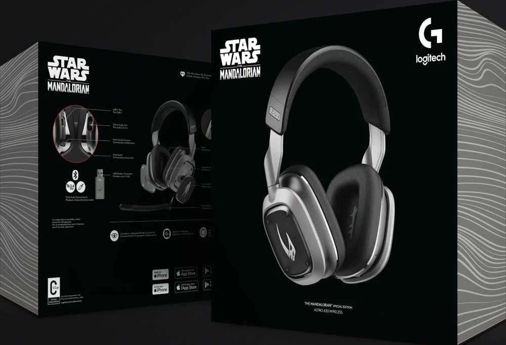 Ausinės „Logitech G Astro A30 Mandalorian“