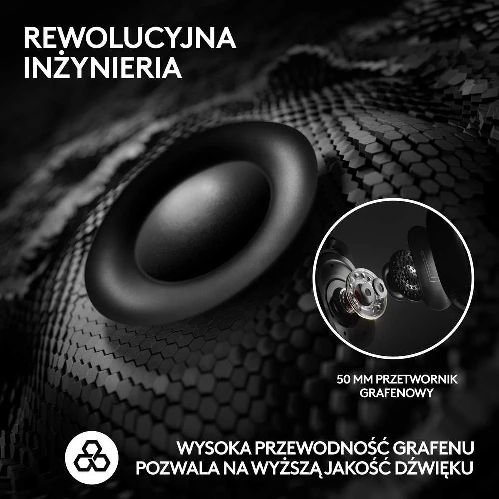 Logitech G Pro X 2 Lightspeed belaidės ausinės žaidimams, Rožinės spalvos