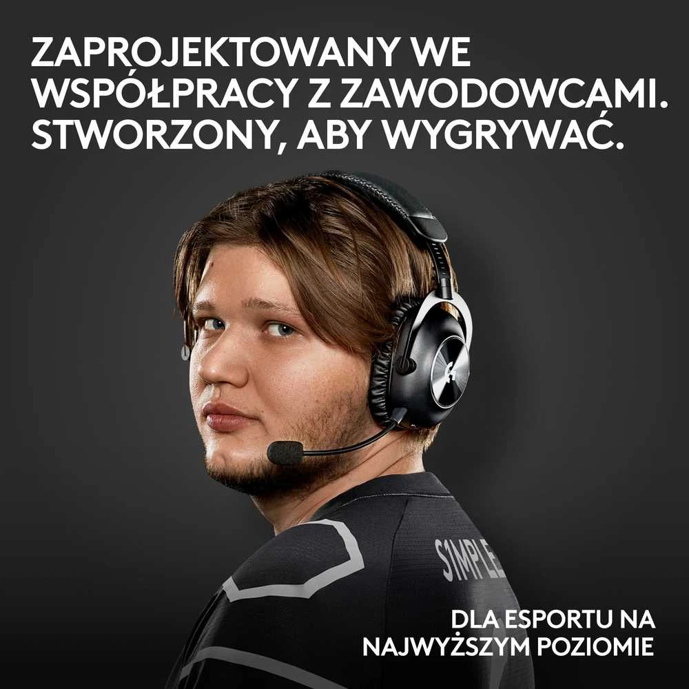 Logitech G Pro X 2 Lightspeed belaidės ausinės žaidimams, Rožinės spalvos