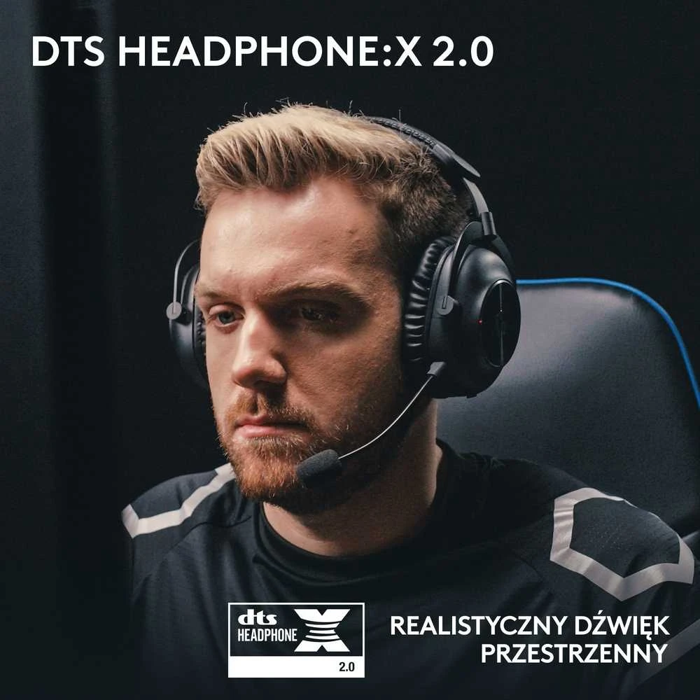 Logitech G PRO X 2 Lightspeed belaidės ausinės žaidimams, Juodos