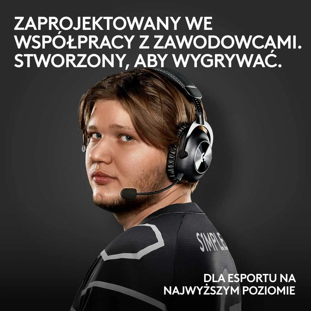 Logitech G PRO X 2 Lightspeed belaidės ausinės žaidimams, Juodos