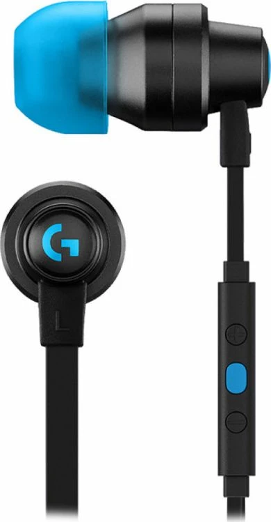 Į ausis įkišamos ausinės žaidimams Logitech G333, Mėlyna