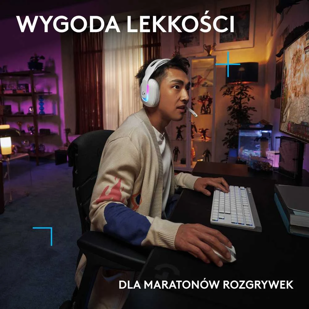 Ausinės Logitech G522 Baltas