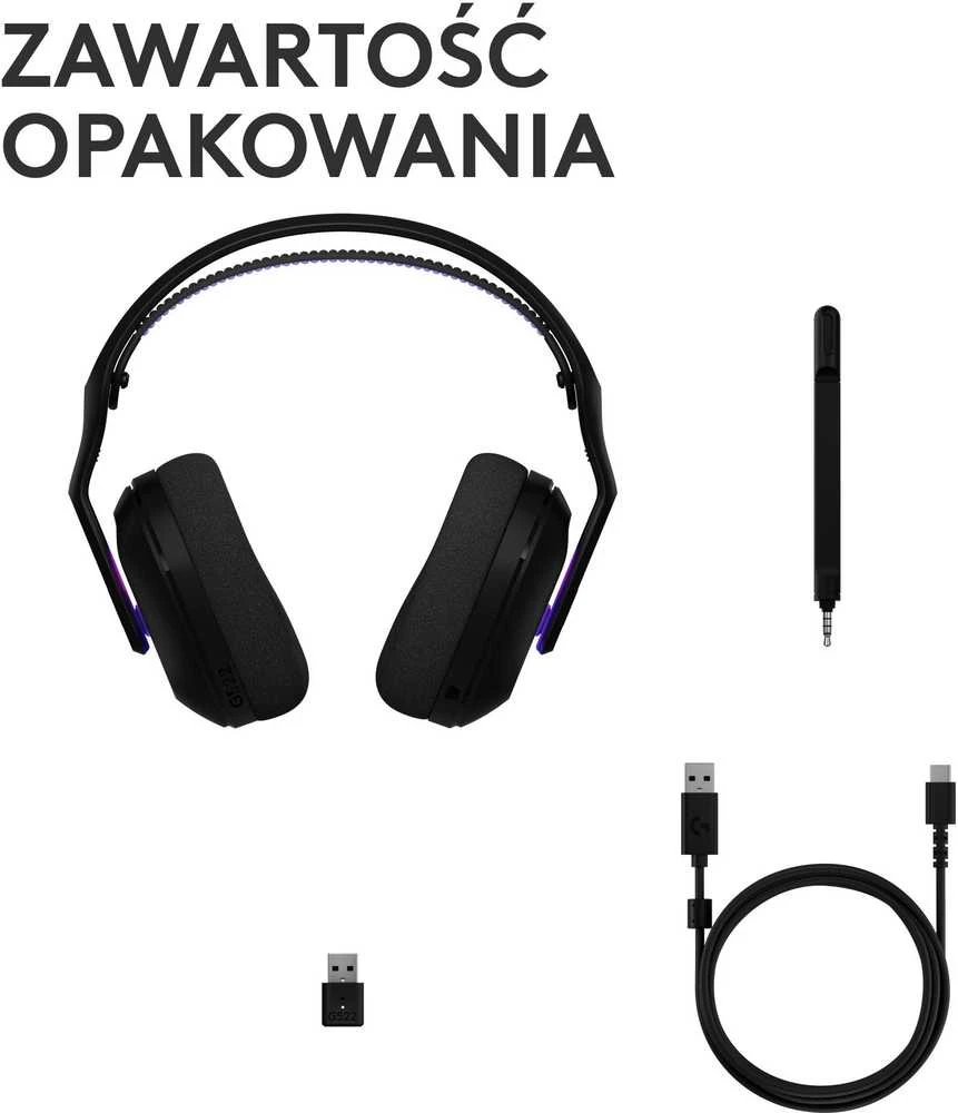 Logitech G522 Lightspeed Belaidės  Ausinės Žaidimams, Juodos