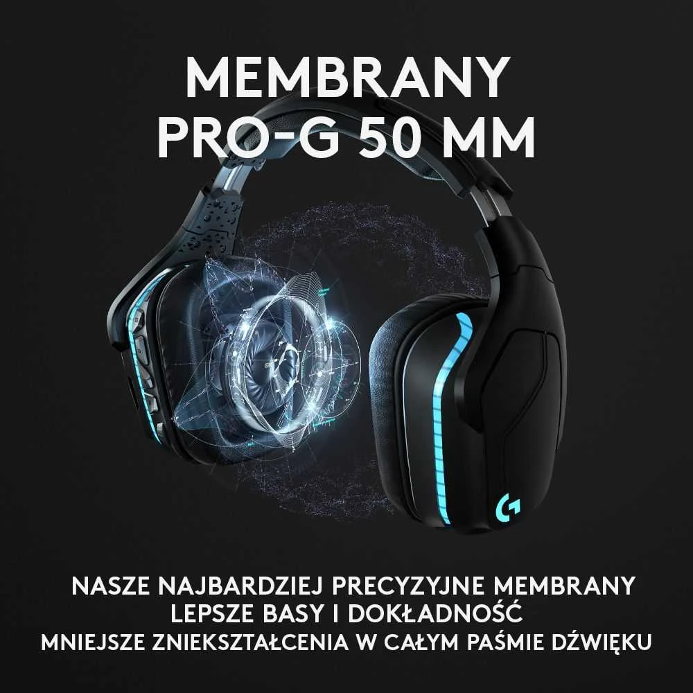 LOGITECH G935 Belaidės 7.1 Surround Sound LIGHTSYNC Ausinės Žaidimams - 2.4GHZ - EMEA