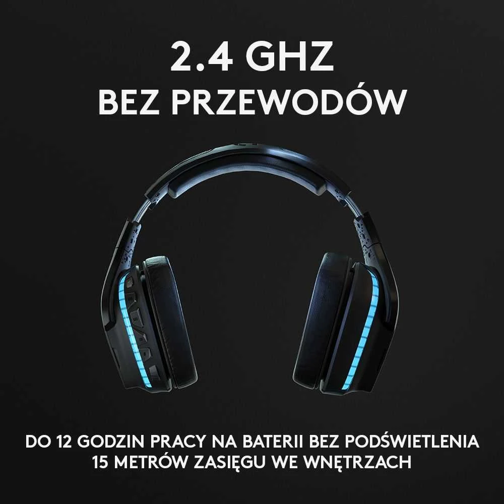 LOGITECH G935 Belaidės 7.1 Surround Sound LIGHTSYNC Ausinės Žaidimams - 2.4GHZ - EMEA