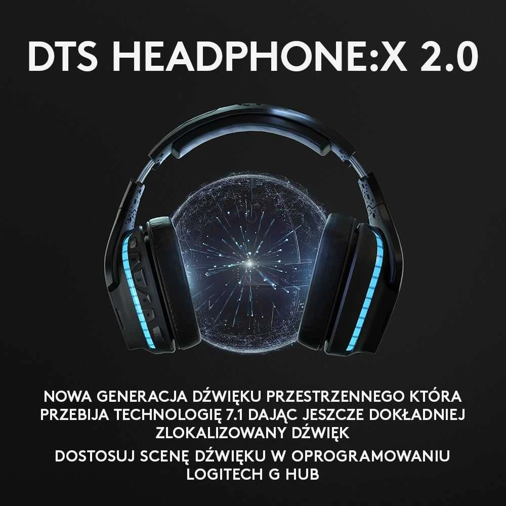LOGITECH G935 Belaidės 7.1 Surround Sound LIGHTSYNC Ausinės Žaidimams - 2.4GHZ - EMEA
