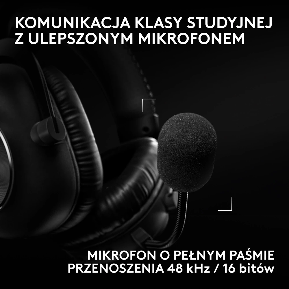 LOGITECH G PRO X3 LIGHTSPEED Belaidės Ausinės Žaidimams - Juodas - 2.4GHZ - EMEA28i - 935