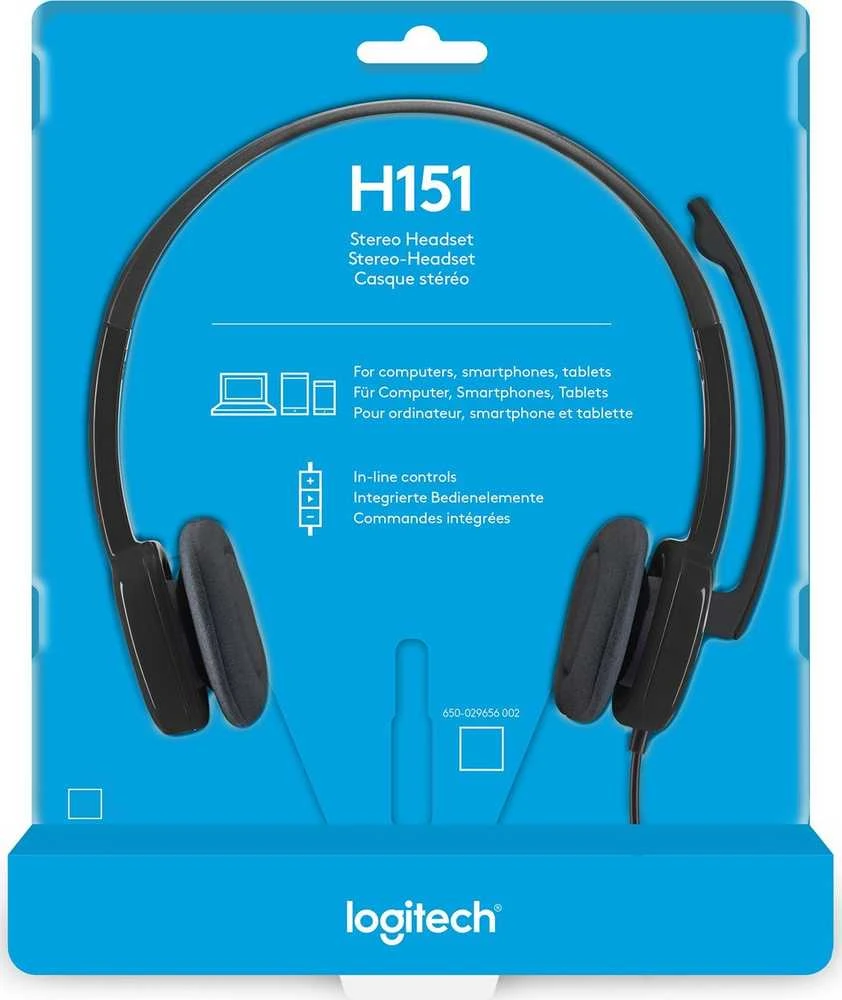Logitech H151 ausinės originalioje pakuotėje