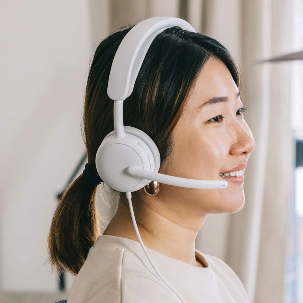 Ausinės Logitech Zone su laidu 2 Baltas