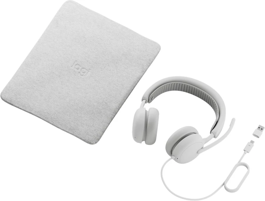 Ausinės Logitech Zone su laidu 2 Baltas