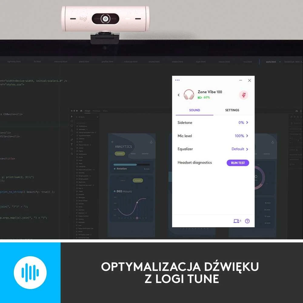 Belaidės ausinės Logitech ZONE VIBE 100, rožinė