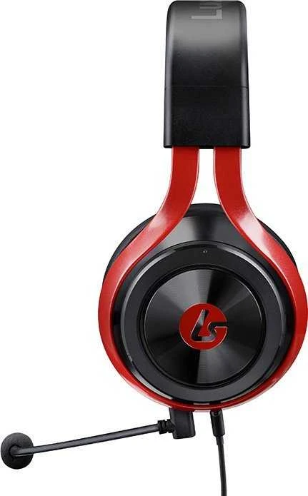 LucidSound LS25 juodos ir raudonos ausinės su mikrofonu