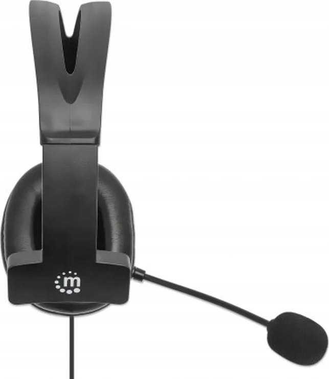 MANHATTAN Mono USB-Ausinės links, 2m kabelis