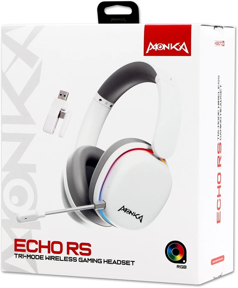 Marvo Monka Echo RS HG9070W belaidės ausinės su mikrofonu BT