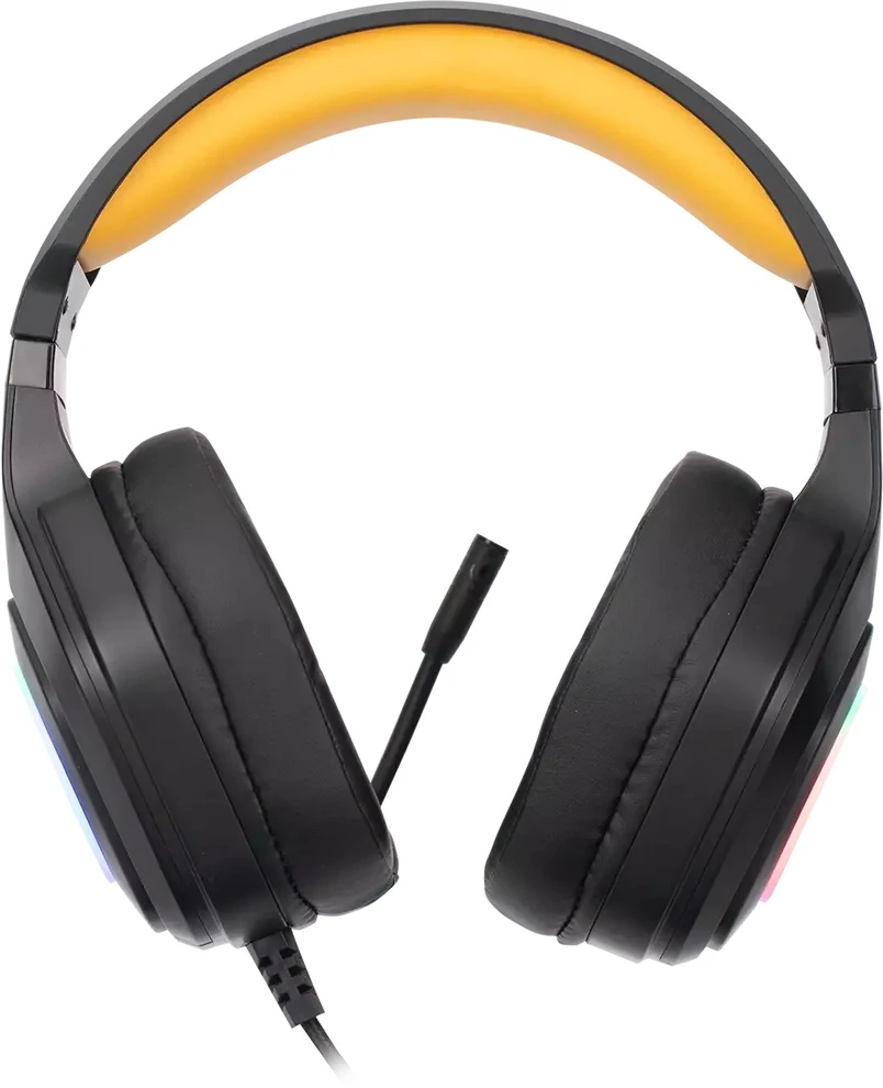 Marvo Pulz 80W laidinės žaidimų RGB ausinės | 3.5mm | Juodos