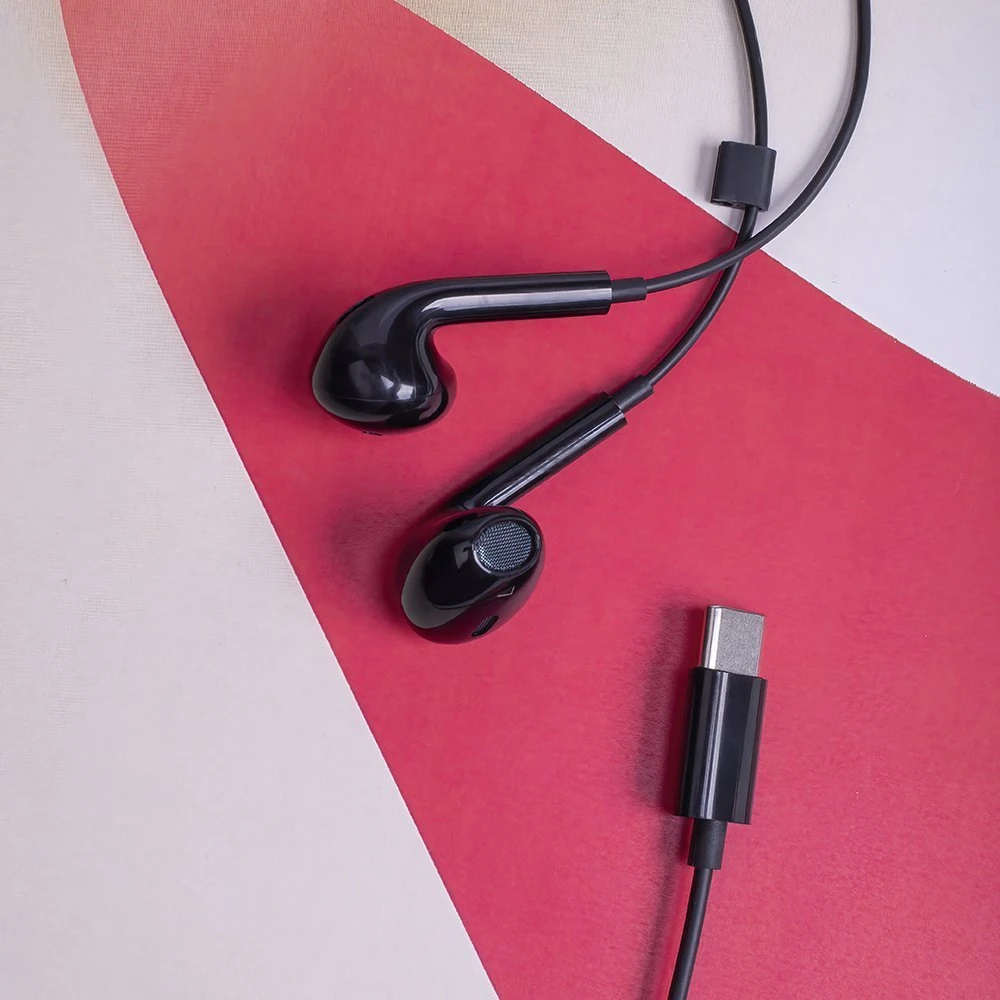 Maxlife laidinės ausinės MXEP-04 USB-C juodos