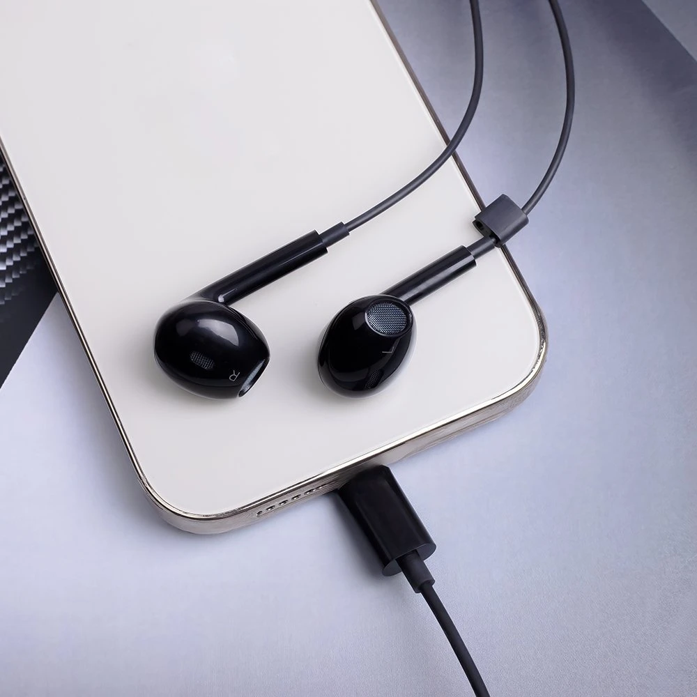 Maxlife laidinės ausinės MXEP-04 USB-C juodos