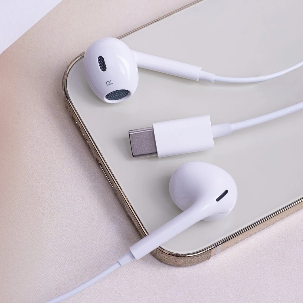 Maxlife laidinės ausinės MXEP-04 USB-C baltos