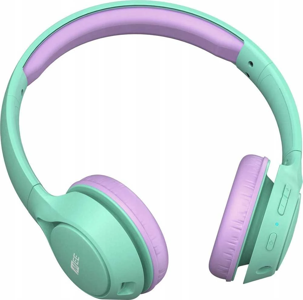 Ausinės MEE audio KidJamz KJ45BT SĹuchawki su lankeliu ant galvos belaidės/su laidu su limiterem poziomu gĹoĹnoĹci i certyfikatem CPC - Jasno žalia