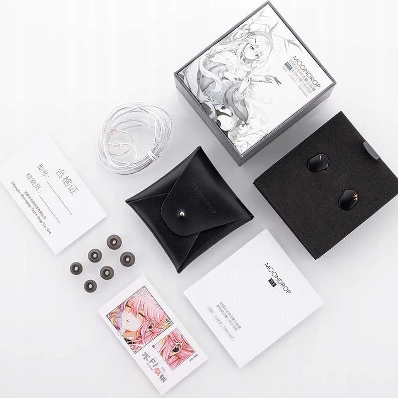 Ausinės MOONDROP CHU II Ausinukai | Juodas