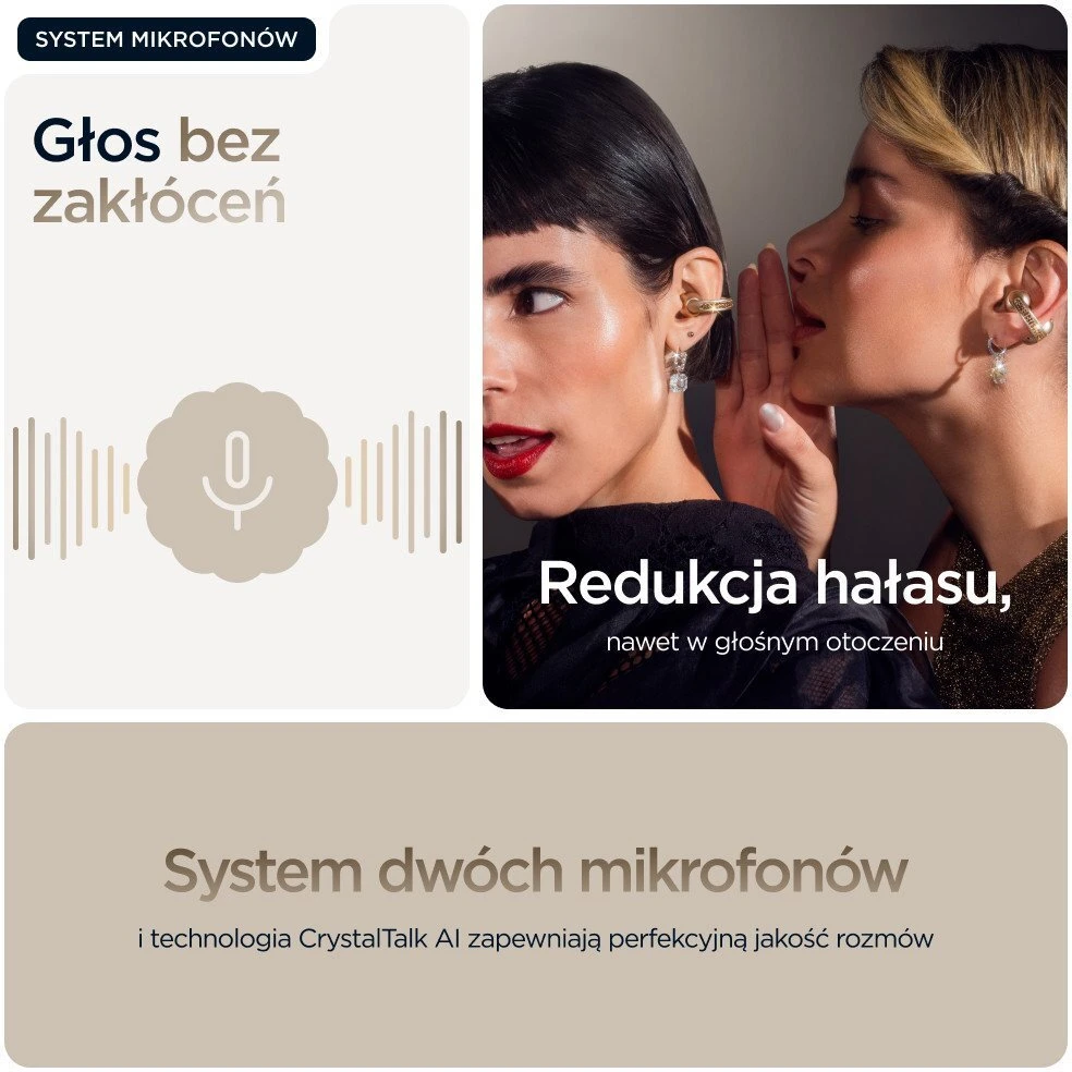 Ausinės MOTOROLA MOTO BUDS LOOP FRENCH OAK