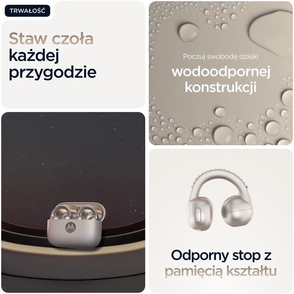 Ausinės MOTOROLA MOTO BUDS LOOP FRENCH OAK