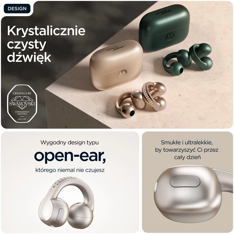 Ausinės MOTOROLA MOTO BUDS LOOP FRENCH OAK