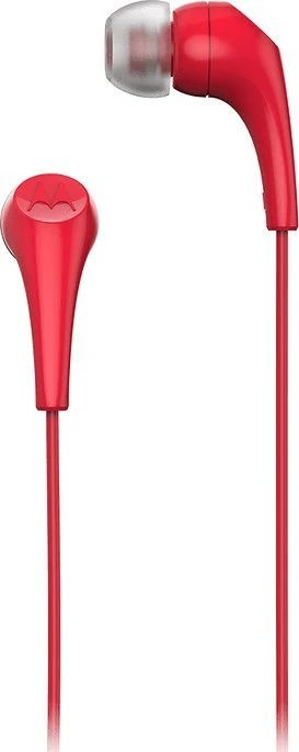 Motorola | Ausinės | Earbuds 2-S | į ausis įkišamos į ausis įkišamos | Su mikrofonu | 3.5 mm kištukas | Raudona