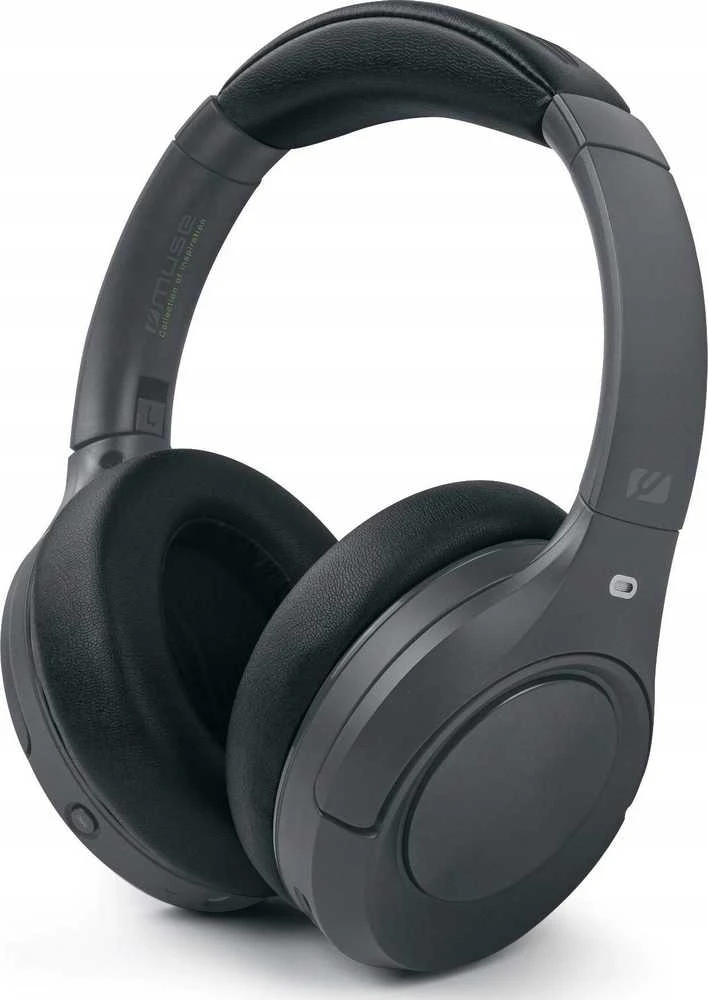 Muse M-295 ANC ausinės, juodos, profilis