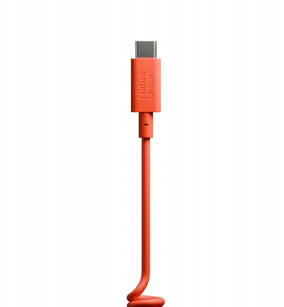 Ausinės Native Union Pop Phone - ausinė telefoniczna USB-C su funkcija atsiliepti ir baigti skambučius (alarm raudona)
