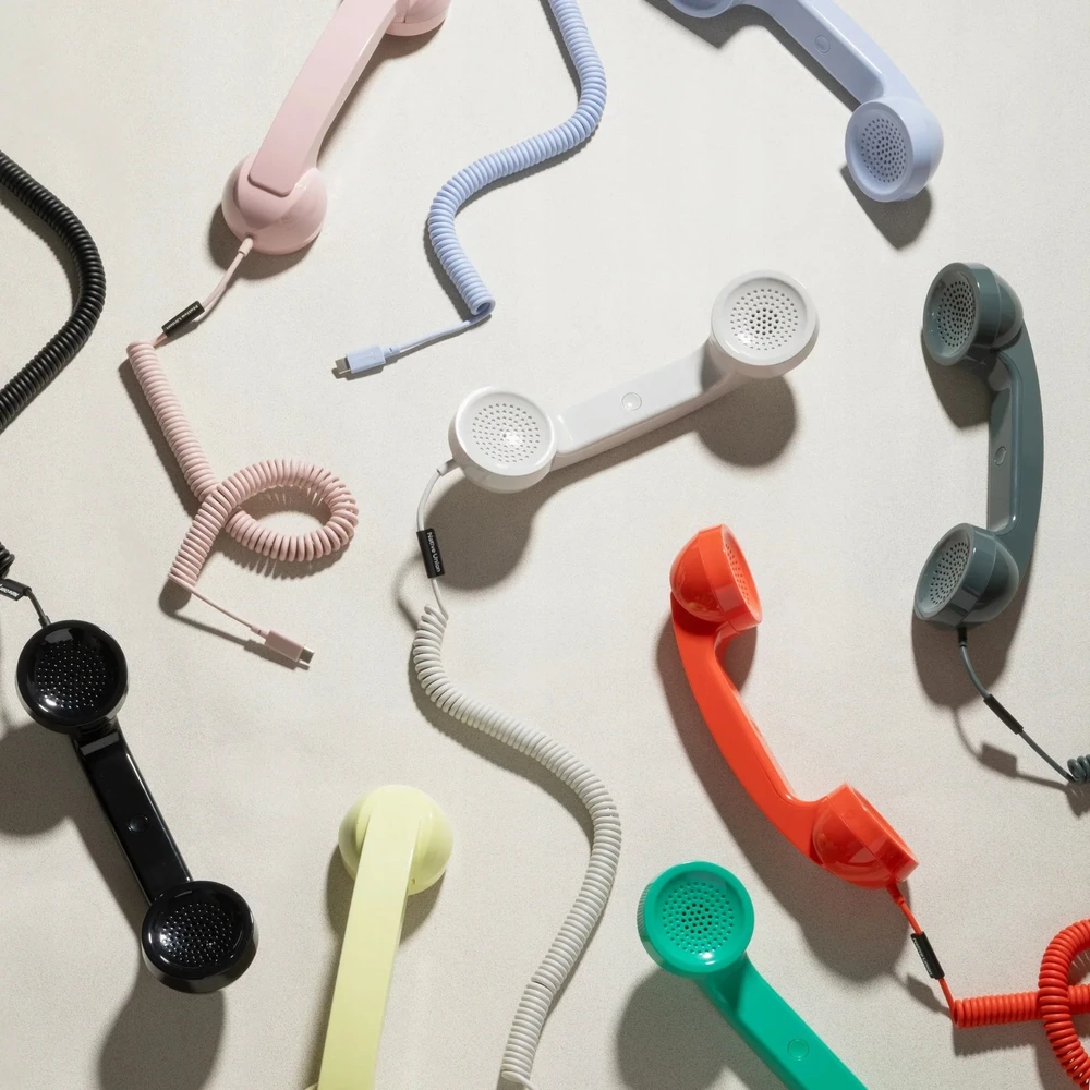 Ausinės „Native Union Pop Phone“ – USB-C telefono ragelis su funkcija atsiliepti ir baigti skambučius (juodas)