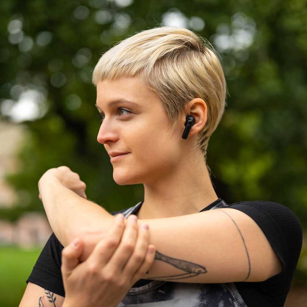 Niceboy „Hive Pins“ juodos ausinės