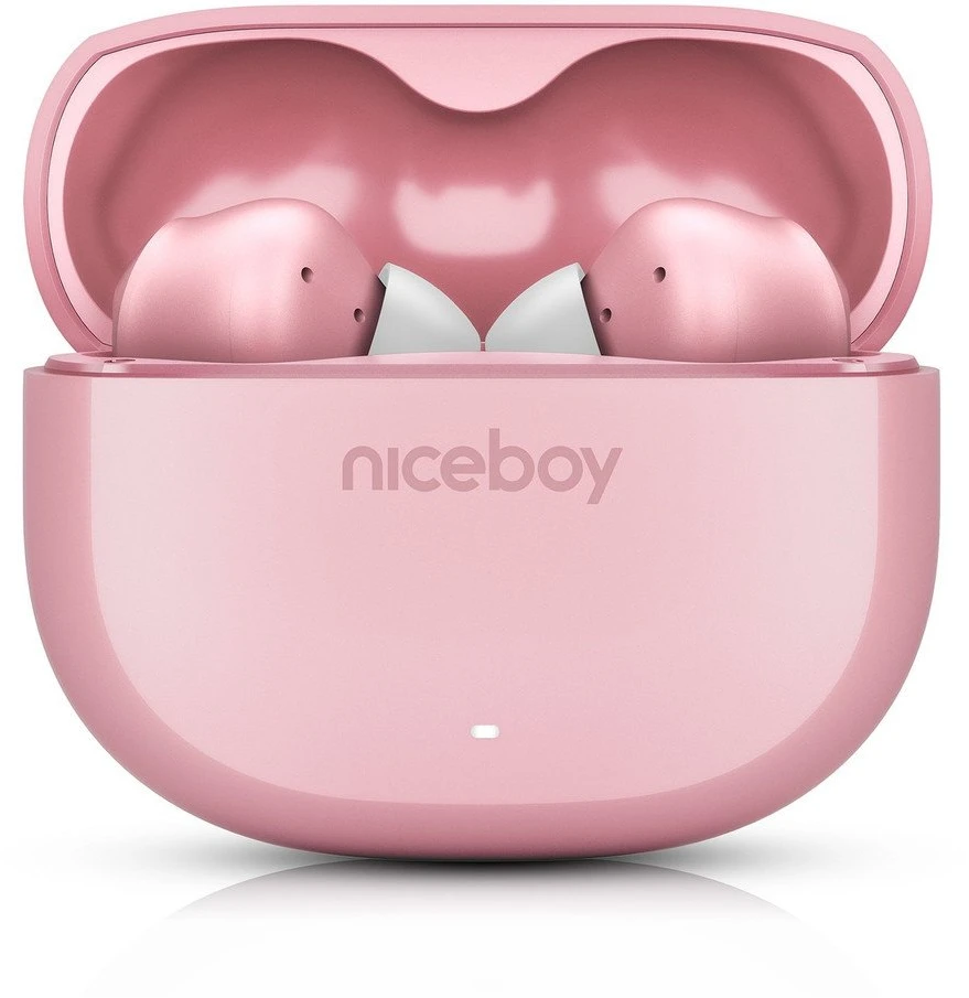 Ausinės Niceboy Pins 4 rožinė