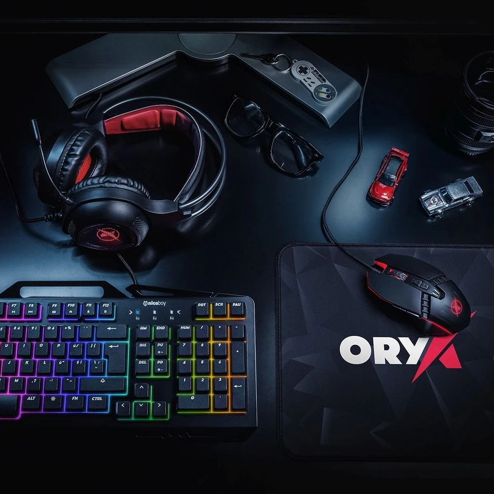 Ausinės Niceboy ORYX X200 Raudonos