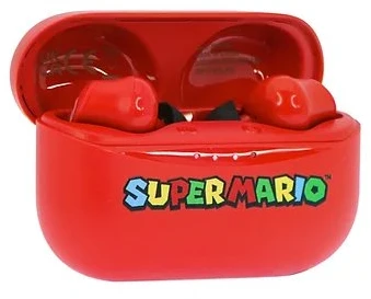 OTL Super Mario TWS belaidės ausinės, Raudonos spalvos
