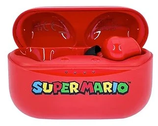 OTL Super Mario TWS belaidės ausinės, Raudonos spalvos
