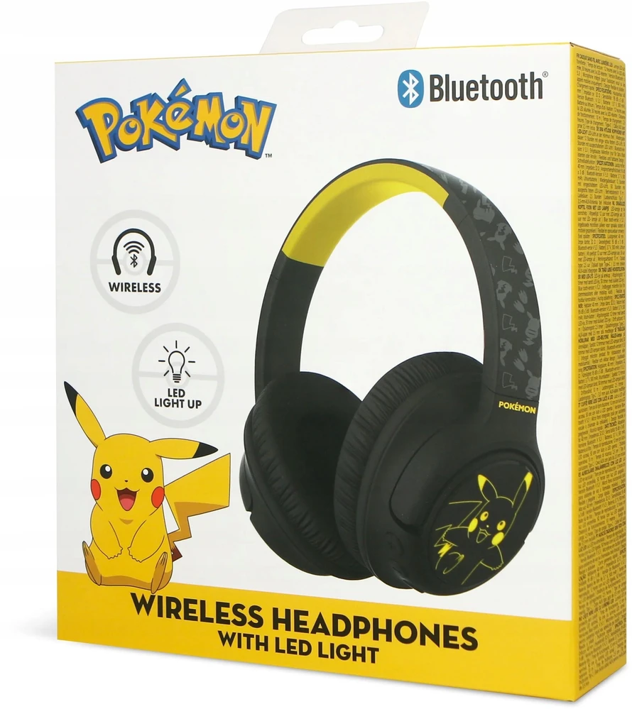 Belaidės Ausinės OTL Pokémon LED Light Up