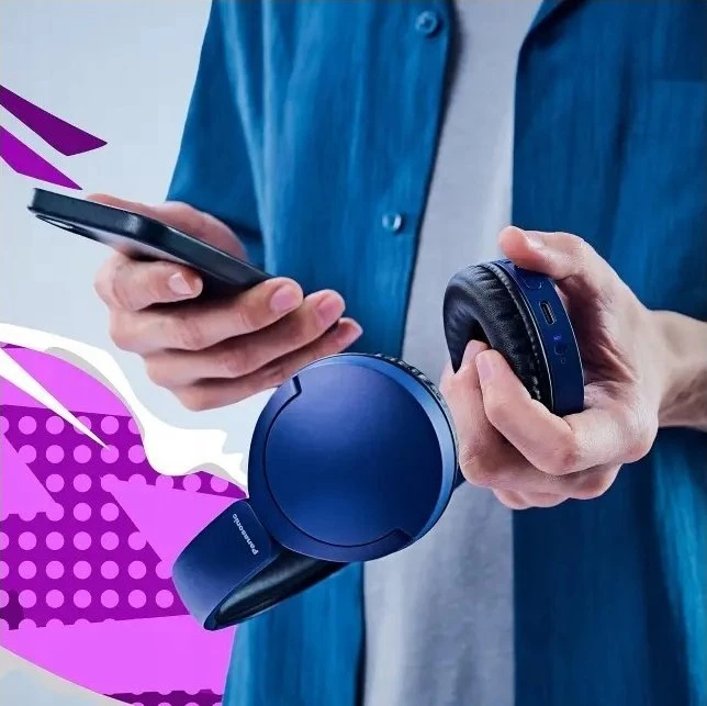 Panasonic Ausinės | RB-HF630BE-W | Bluetooth | Over-ear | Baltas | Noise canceling | Belaidės