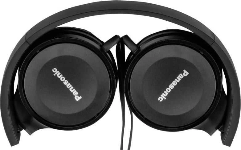 Stereofoninės ausinės su mikrofonu Panasonic RP-HF100ME-K, Juodos