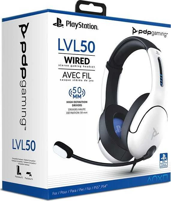 PDP LVL50 laidinės ausinės PS4/PS5 | 3.5mm