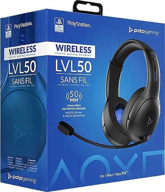 PDP LVL50 bevielės ausinės PS4/PS5